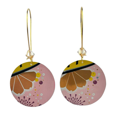 Boucles pendantes Cassis