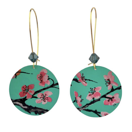 Boucles pendantes Fleur de Cerisier 5