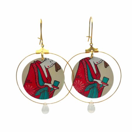 Boucles créoles Estampe grandes