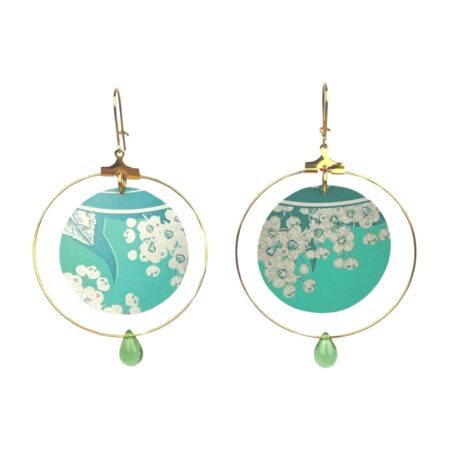 Boucles créoles Fleur de sureau grandes