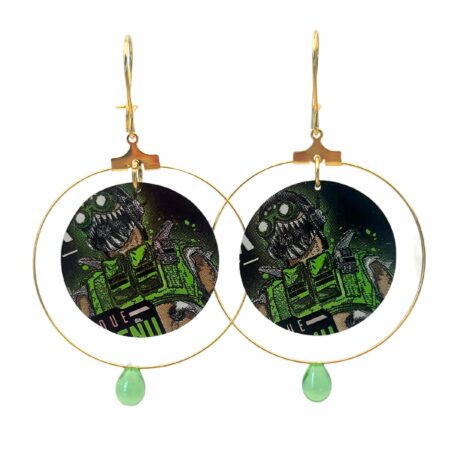 Boucles créoles Geek grandes