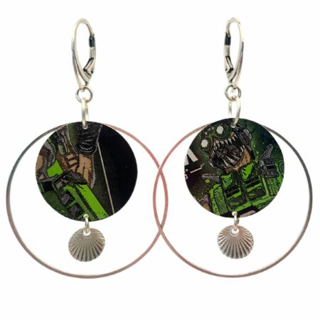 Boucles créoles Geek 2 petites