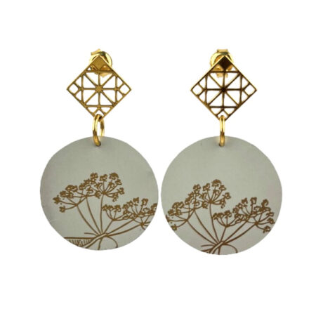 Boucles Fleur de houblon au carré