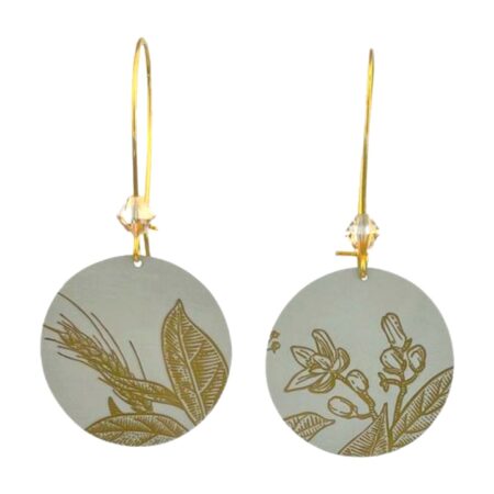 Boucles pendantes Fleur de houblon 2