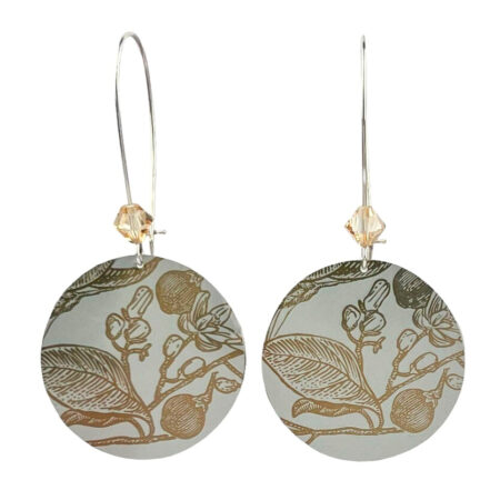 Boucles pendantes Fleur de houblon