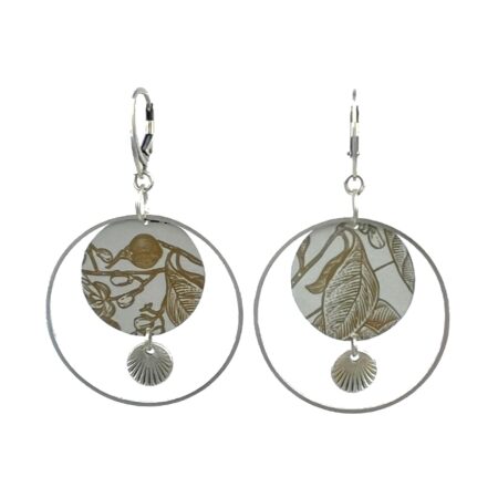 Boucles créoles Fleur de houblon petites