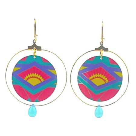 Boucles créoles Inca grandes