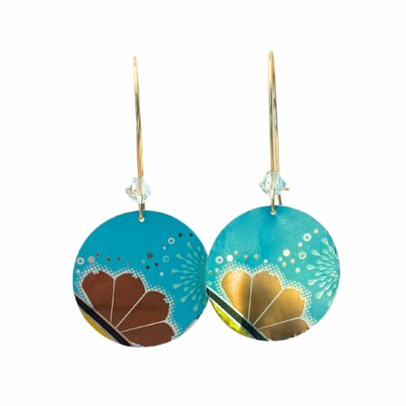 Boucles pendantes Lime