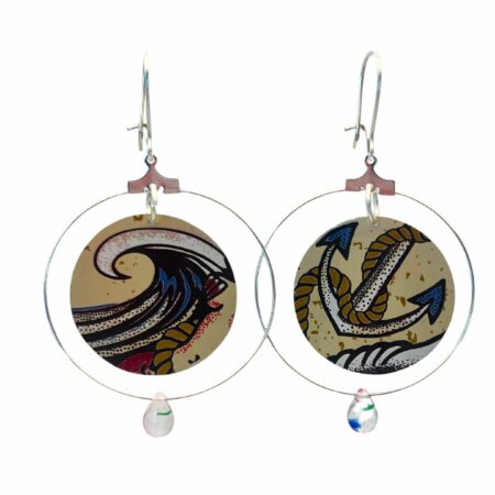 Boucles créoles Rockab grandes 3