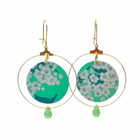 Boucles créoles Fleur de sureau grandes 2