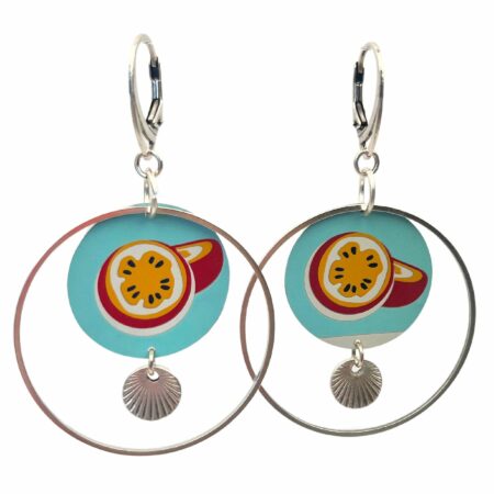 Boucles créoles Tropical petites